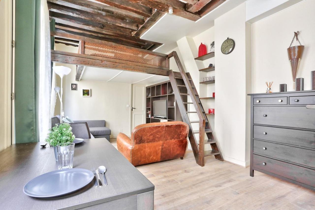 פריז Studio Mezzanine Quartier Luxembourg Free Netflix מראה חיצוני תמונה